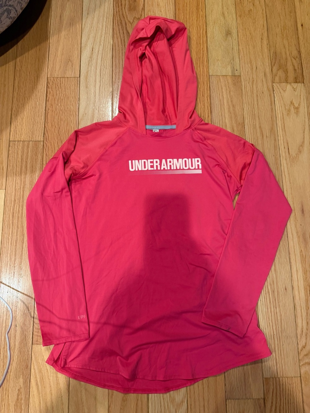 Under Armour Women's Hooded Swim Top in Bright Pink